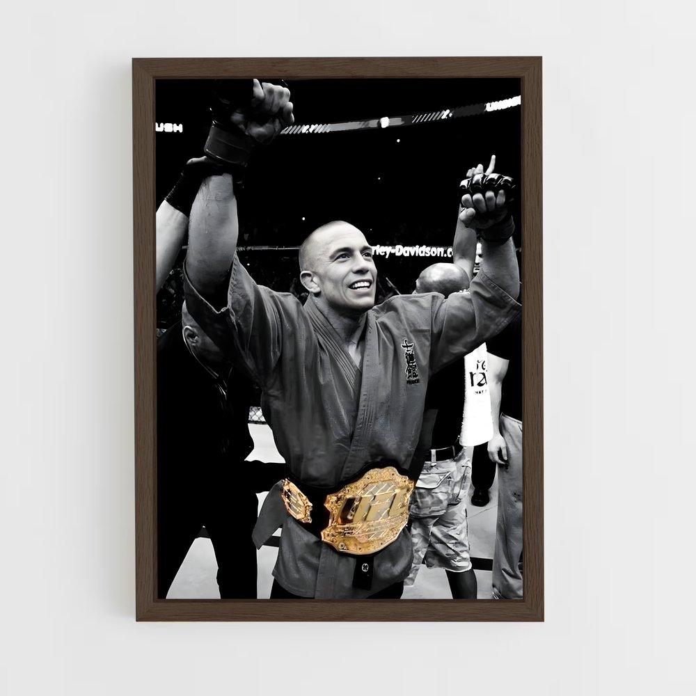Poster Ceinture d'Or – affiche MMA (vue 5)